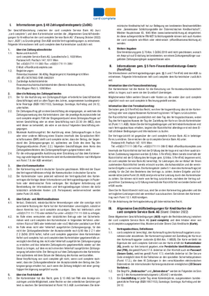 Das ist der Titel Deckblattvorschau Geschäftsbedingungen Card Complete